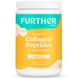 Further Food Vanilla Collagen Peptides Powder, Grass-Fed Pasture-Raised Hydrolyzed Type 1 & 3 Protein, Gut Health + Joint, Hair,