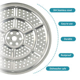 FONLLAM 2Pack Stainless Steel Canner Rack - 11-Inch Pressure Cooker Rack for Pressure Canner - Compatible with Presto, All-Ameri