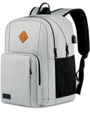 Travel Laptop Backpack, Lightweight Casual School Backpack for Teens, Slim Durable Backpack with USB Charging Port, 17.3 Inch An