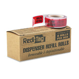 RediTag 91002 Arrow Message Page Flag RefillsSign Here Red 6 Rolls of 120 Flags/Box
