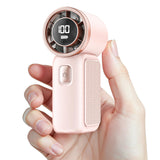 AGEYOU Portable Handheld Mini Fan, 6 Gear Wind, Hand Small Travel Personal Held Fans, Rechargeable Turbo Fan, Gifts for Women Me