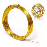 Aluminum Craft Wire, 33 Feet Bendable for Jewelry Making, Sculpting, Floral, Wreath, Crafting, Wire Wrapping, Beading Wire, Chri