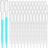 Kingdder 3000 Pcs 5ml Plastic Transfer Pipettes Disposable Graduated Pipettes for Scientific Experiment, Essential Oils, Make up