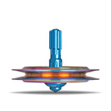 UFO Tops - Lubbock Lights | Metal Spinning Top | Inspired by The 1951 Lubbock, Texas UFO Incident | Psychedelic Stainless Steel