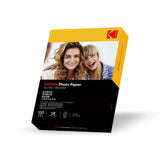Kodak 180 GSM 5R (5x7) Glossy Photo Paper Water Resistant, Pack of 100 sheets, Compatible with all Inkjet Printers