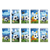 Heavenglow 10 Pieces Soccer Mini Notebook School Supply Soccer Spiral Notebook Portable Football Diary For Students, Kids, Trave