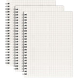 Gdotmely 5 Pack Graph Paper Notebook, A5, 5.7 x 8 Inches