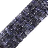 5 to 6mm Natural Iolite Gemstone Heishi Disc Rondelle Spacer Jewelry Making DIY Loose Beads 16 inch