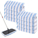 8 Pack Mop Heads Replacements for OCedar Hardwood Floor 'N More Microfiber Mops,Terry Cloth Mops Refills 15 x 8 Flat Dust Mop Pa