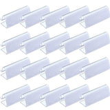 Boao 50 Pieces Table Skirting Clips EC Model Tablecloth Clips for Table 3/4 Inch - 1 Inch with Hook Loop for Indoor Outdoor Even