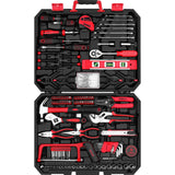 DEKOPRO Tool Set:228 Piece Home Tool Kit, Household Basic Repair Tool Set Comes with Plastic Storage Case, Socket Wrench Set for