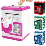 Pup Go Electronic Piggy Bank for Kids Ages 3+ Years Old, ATM Money Safe with Password Auto Cash Scroll, Kids Savings Banks Coin
