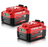 POWTREE 2Pack Replacement for Craftsman 20V Battery Compatible with Craftsman V20 Battery Lithium CMCB205 CMCB204 CMCB201 CMCB20