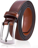 Men Casual Brown Artificial Leather Belt ()_296