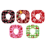 25pcs Adhesive Over Patches for Dexcom G7, 5 Styles Waterproof Sweatproof Sensor Covers, Cute Cherry Bow CGM Overpatch, Monitor