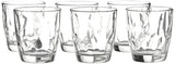Bormioli Rocco Diamond Double Old Fashioned Glasses, Clear, Set Of 6, 13-1/4 Ounce