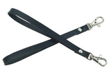 2 Pcs Genuine Leather Wrist Strap For Wallet Clutch Wristlet Purse Keys Keychain Pouch (Navy)