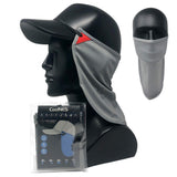 CoolNES - UV Sun Protection Neck Drape Adjustable Multifunctional 2 in 1 Face Covering for Outdoor Fishing - Unisex LightGray