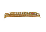 Purala Saree Waist Hip Belt Kamarband Cros Val (Gold)
