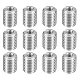 HARFINGTON 12pcs Thread Repair Inserts M16 x 2 Male to M8 x 1.25 Female Thread 20mm Long Stainless Steel Reducing Nuts Metric Se