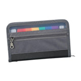 Ujeavette File Organizer With Zipper Paper Organizer For Homes Business Cards Receipts Multicolor