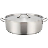 Winware - Stainless Steel 25 Quart Brasier with Cover-New