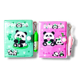 CARU CRAFT 4 Pcs Cartoon Pocket Size Diary with Pen, Writing Book Notebook for Kids, Boys Girls, Stationery Gift for Students Ch