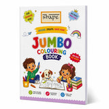 SHAPE Jumbo Colouring Book for Kids 3+ Years, 50 Fun Drawing Activities