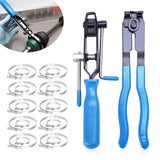 22Pcs CV Boot Clamp Pliers Set, Cv Joint Ear Clamp Banding Tool, Cv Axle Removal Tool, Automotive Hose Axle Plier, 2Pcs Ball Cag