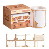 FunBlast Capybara Theme Sticky Notes 256 Pcs Peel Off Sticky Notes, Self Adhesive & EasyTear, Kawaii Stickers, Stick Notes fo