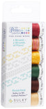Sulky Sampler 12wt Cotton Petites, Autumn Assortment, 6Pack