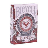 Runes v2 Bicycle Playing Cards: Elder Futhark Nordic Rune Deck - Viking Runes Theme with decoder Key - Perfect for Card Night Fu