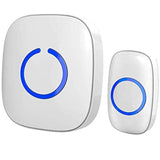 SadoTech Wireless Doorbells for Home - Adjustable Volume with 52 Chimes, 1000Ft Range, Easy Installation, Weatherproof Wireless