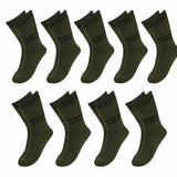 F Y V Cotton MidCalf Socks For Men Pack Of 9 | Soft Breathable Daily Wear Socks | Stretchable Crew Length Socks For Sports, Gym