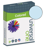 Universal UNV11202 8.5 in. x 11 in. 20lb. Deluxe Colored Paper Blue (500/Ream)