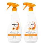 AspenClean Kitchen Cleaner Spray | 22 oz Pack of 2
