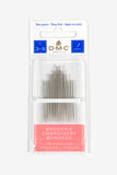 DMC 17653/9 Embroidery Hand Needles, 15Pack, Size 3/9