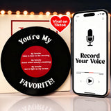 STOFINITY Recordable Anniversary Card for Him Her - Romantic Card for Boyfriend, Girlfriend, Husband, Wife, Women, Men - Cute Lo
