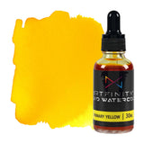 Artfinity Liquid Watercolor Paint 30 ml Bottle, Primary Yellow - Vibrant Dye-Based Liquid Watercolor w/Glass Pipette, Fast-Dryin