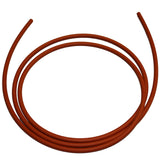 .125'' (1/8 Actual) Silicone O-Ring Cord Stock, 70A Durometer, 0.125 Thickness, 10' Piece, Red