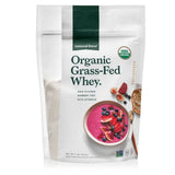 Natural Force Grass Fed Organic Whey Protein Powder - Non GMO, Keto Friendly, Low Carb, Kosher - Lab Tested for Toxins - Pure &
