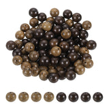 HARFINGTON 200pcs Round Wooden Beads, 12mm Dia Small Wood Beads for DIY Crafts, Bracelet, Wristlet, Necklace, Jewelry Making, Kh
