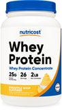 Nutricost Whey Protein Powder Pineapple Whip (2 LBS) - Gluten-Free, GMO-Free, from Whey Protein Concentrate