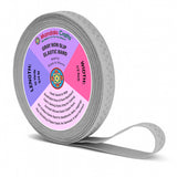 Mandala Crafts 0.5 Inch Elastic Silicone Gripper Tape for Clothing - 10 Yds Dotted Non Slip Elastic Band for Sewing - Gray Silic
