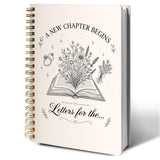 XYMBF Wedding Gifts Notebook Journal, Bridal Shower Gifts Notebooks for Women Bride, Engagement Gift Journal, a New Chapter Begi