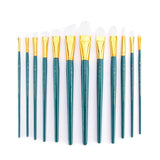 Royal Brush Manufacturing Royal and Langnickel Zip N Close 12Piece Brush Set, Medium White Taklon