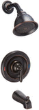 Moen 82494EPBRB PosiTemp Pressure Balanced Tub and Shower Trim, Mediterranean Bronze