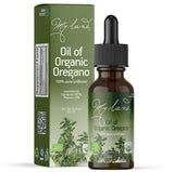 MY LAND Oil of Organic Oregano Drops, with New Dropper, Pure and Undiluted, Rich in Carvacrol, Steam Distilled from Mt. Olympus