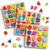 Wooden Learning Educational Abcd Board For Kids, Activity Toys For Toddlers & Preschoolers | Abcd Puzzle Set | Puzzle Toys For 2