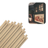 Hardwood Square Dowels (1/4 x 36, Pack of 25) | Variety of Diameters & Wood Species | Unfinished Wooden Dowel Rods for Crafts &